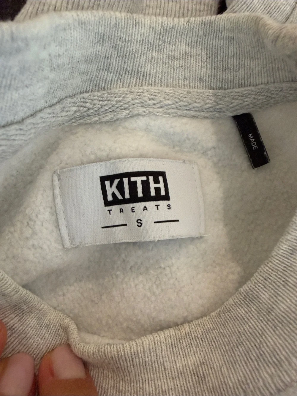 Kith Light Gray 'got treats?' Crewneck Sweatshirt